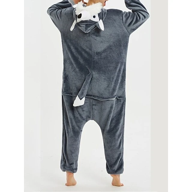 Women's Onesie Cartoon Pajama Plush Casual Oversized Home Daily Bed Flannel Warm Breathable Hoodie Long Sleeve Fall Winter Black Yellow 4 Women's Onesie Cartoon Pajama Plush Casual Oversized Home Daily Bed Flannel Warm Breathable Hoodie Long Sleeve Fall Winter Black Yellow - Image 4