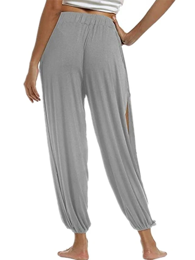 Women's Loungewear Bottom Nighty 1 PCS Pure Color Simple Fashion Comfort Home Daily Vacation Polyester Breathable Gift Long Pant Sporty Elastic Waist Spring Summer Green White / Hole / Hole 8 Women's Loungewear Bottom Nighty 1 PCS Pure Color Simple Fashion Comfort Home Daily Vacation Polyester Breathable Gift Long Pant Sporty Elastic Waist Spring Summer Green White / Hole / Hole - Image 8