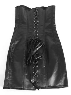 Women's Corsets Tummy Control Halloween Party & Evening Club Black Sexy Breathable Comfortable Hook & Eye Lace Up Push Up Tie Back Pure Color Fall Winter -Deals The Sexy Bra Store epzqqt1658227906651