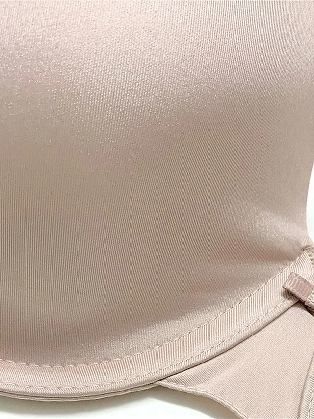 Women's Plus Size Bra Pure Color Undergarments Home Bed Cotton Breathable Straps Sleeveless Backless Summer Spring Black Beige 11 Women's Plus Size Bra Pure Color Undergarments Home Bed Cotton Breathable Straps Sleeveless Backless Summer Spring Black Beige - Image 11
