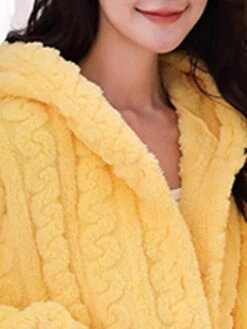 Women's Pajamas Sets Pure Color Warm Fashion Plush Home Daily Bed Coral Fleece Coral Velvet Warm Breathable Hoodie Long Sleeve Cardigan Pant Button Pocket Fall Winter Yellow Pink 13 Women's Pajamas Sets Pure Color Warm Fashion Plush Home Daily Bed Coral Fleece Coral Velvet Warm Breathable Hoodie Long Sleeve Cardigan Pant Button Pocket Fall Winter Yellow Pink -Deals The Sexy Bra Store ewdbba1694164416875