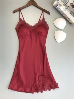 Women's Sexy Lingerie Chemises & Negligees Dress Pure Color Lovers Hot Comfort Home Bed Valentine's Day Spandex Breathable Straps Sleeveless Backless Summer Spring Black Pink 7 Women's Sexy Lingerie Chemises & Negligees Dress Pure Color Lovers Hot Comfort Home Bed Valentine's Day Spandex Breathable Straps Sleeveless Backless Summer Spring Black Pink -Deals The Sexy Bra Store ewnufy1682486170486