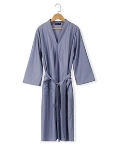 Women's Pajamas Bathrobe Pure Color Simple Casual Comfort Home Daily Bed Polyester Breathable V Wire Long Sleeve Pocket Belt Included Fall Winter -Deals The Sexy Bra Store ezvlzb1694072391998