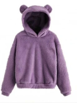 Women's Hoodie Fleece Lounge Top 3D Ear Pure Color Warm Fashion Plush Home Street Daily Polar Warm Breathable Long Sleeve Hoodie Fall Winter Claret Leather Pink 24 Women's Hoodie Fleece Lounge Top 3D Ear Pure Color Warm Fashion Plush Home Street Daily Polar Warm Breathable Long Sleeve Hoodie Fall Winter Claret Leather Pink -Deals The Sexy Bra Store favlso1697074786509