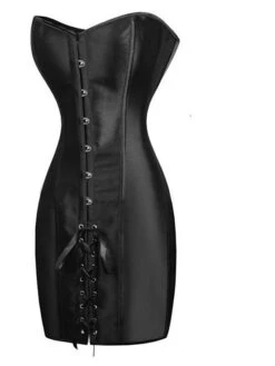 Women's Corsets Tummy Control Halloween Party & Evening Club Black Sexy Breathable Comfortable Hook & Eye Lace Up Push Up Tie Back Pure Color Fall Winter -Deals The Sexy Bra Store fdeszo1658227905468