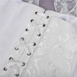 Women's Plus Size Corsets Country Bavarian Overbust Corset Classic Tummy Control Push Up Lace Solid Color Printing Buckle Hook & Eye Nylon Polyester / Cotton Christmas Halloween Wedding Party -Deals The Sexy Bra Store fehcac1625645603474