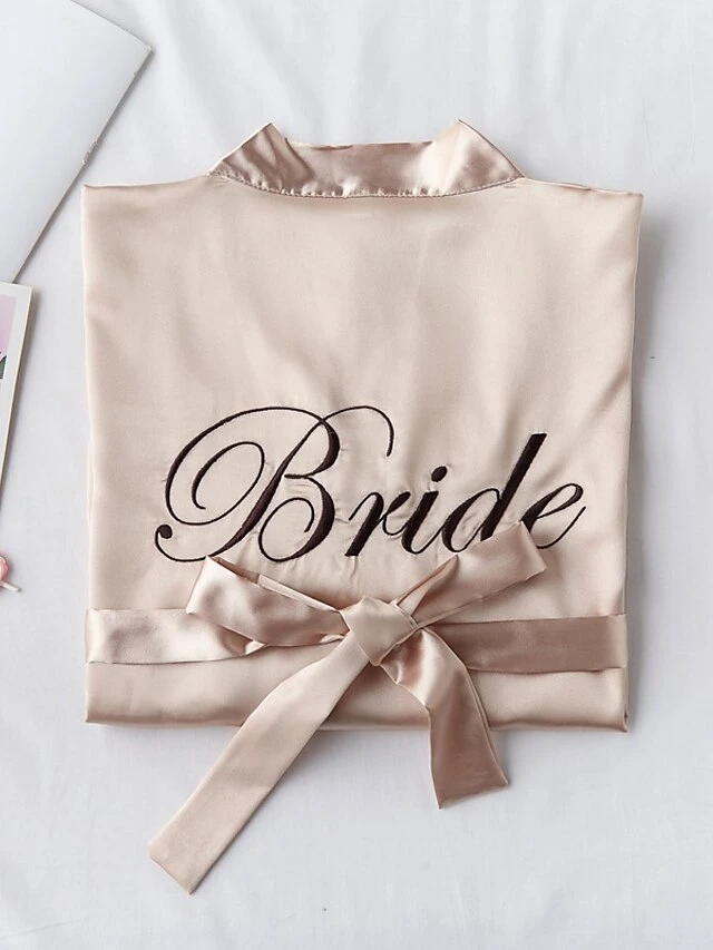 Women's Pajamas Robes Gown Bathrobes Nighty 1 PCS Pure Color Simple Hot Fashion Home Wedding Party Spa Silk Gift Crew Neck Long Sleeve Basic Belt Included Spring Summer White Pink / Satin 4 Women's Pajamas Robes Gown Bathrobes Nighty 1 PCS Pure Color Simple Hot Fashion Home Wedding Party Spa Silk Gift Crew Neck Long Sleeve Basic Belt Included Spring Summer White Pink / Satin - Image 4