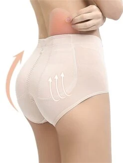 Women's Hip Pads Shapewear Pure Color Simple Casual Comfort Home Daily Going Out Polyester Breathable Summer Spring Black Beige