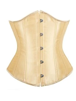 Women's Pink Corsets Shapewear Pure Color Corsets Party Christmas Date Satin Breathable Sleeveless Backless Summer Spring Black White -Deals The Sexy Bra Store fxcfde1697170335640