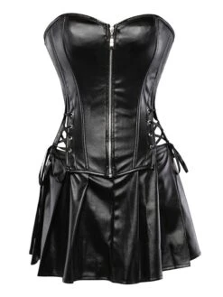 Women's Black And Red Corset Shapewear Pure Color Corsets Party Going Out Club Polyester Breathable Bandeau Sleeveless Backless Hole Summer Spring Black Red -Deals The Sexy Bra Store fxntsu1697170324793