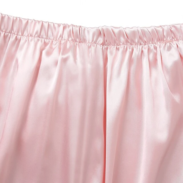 Women's Gift Loungewear Pajamas Sets Home Party Valentine's Day Feather Pure Color Silk Simple Soft Shirt Pant Fall Spring Summer Lapel Long Sleeve Long Pant Buckle Pocket 8 Women's Gift Loungewear Pajamas Sets Home Party Valentine's Day Feather Pure Color Silk Simple Soft Shirt Pant Fall Spring Summer Lapel Long Sleeve Long Pant Buckle Pocket - Image 8