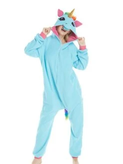 Women's Winter Onesies Pajama For Adult Jumpsuits Animal Cartoon Comfort Soft Plush Home Daily Bed Cotton Warm Hoodie Long Sleeve Hoodie Winter Fall Blue Pink / Flannel / Pjs / Sweet -Deals The Sexy Bra Store gijdln1665294155098