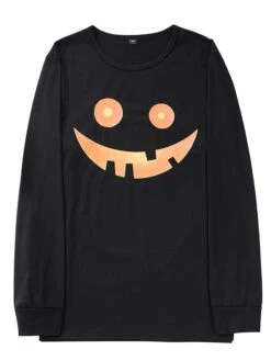 Women's Pajamas Sets Pumpkin Retro Gothic Punk & Gothic Halloween Carnival Polyester Breathable Crew Neck Long Sleeve Fall Winter Black -Deals The Sexy Bra Store gkthce1692257141272