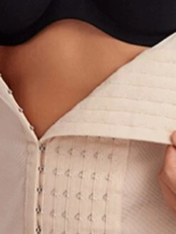 Corset Women's Waist Trainer Corsets Shapewears Office Running Gym Yoga Black Beige Sport Breathable Comfortable Hook & Eye Tummy Control Push Up Front Close Pure Color Summer Spring -Deals The Sexy Bra Store glxrog1640852180423