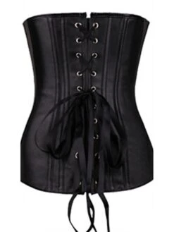 Women's Balck And Red Corsets Shapewear Pure Color Corsets Party Christmas Going Out Polyester Breathable Bandeau Sleeveless Backless Summer Spring Black Red -Deals The Sexy Bra Store grnpyi1697170338892