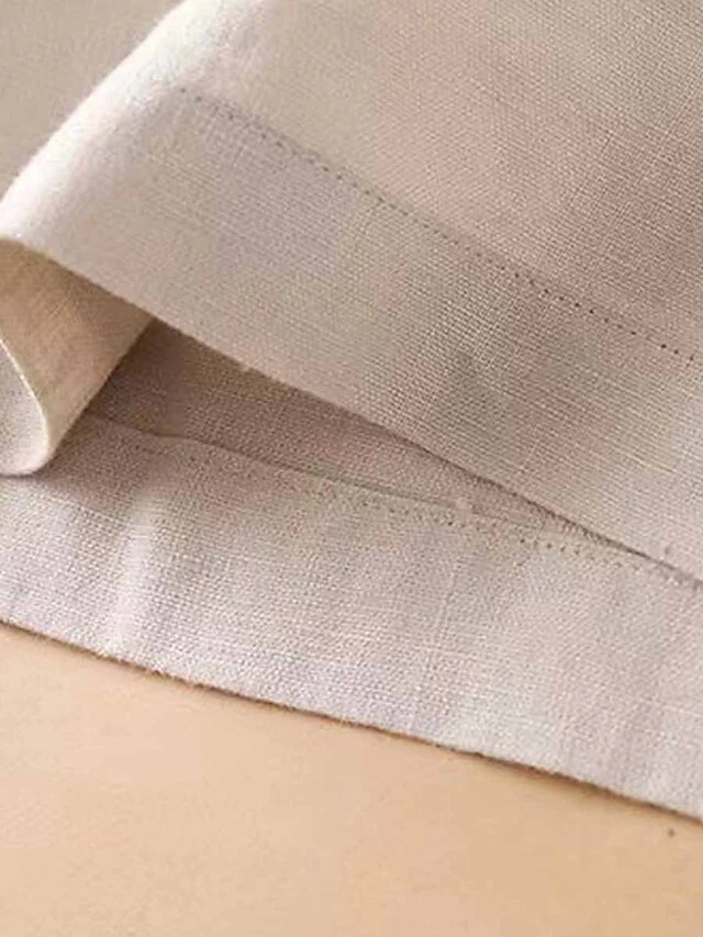 Women's Loungewear Pants Lounge Pants Pure Color Simple Casual Comfort Home Daily Vacation Cotton And Linen Breathable Button Pocket Summer Spring Black White 13 Women's Loungewear Pants Lounge Pants Pure Color Simple Casual Comfort Home Daily Vacation Cotton And Linen Breathable Button Pocket Summer Spring Black White - Image 13