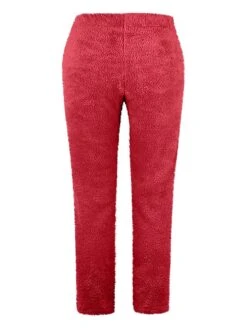 Women's Fleece Pajamas Pants Pure Color Fashion Simple Casual Street Date Airport Flannel Breathable Long Pant Elastic Waist Fall Winter Black Pink -Deals The Sexy Bra Store gwiwpo1691392656541