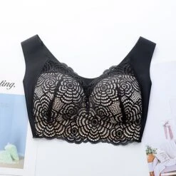 Women's Wireless Bras Full Coverage Pure Color Pull-On Closure Spandex Sexy 1PC Green Black / Bras & Bralettes / Plus Size -Deals The Sexy Bra Store gwzlhc1620367972604