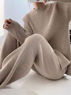 Women's Lounge Sets Sweater Sets Pure Color Fashion Casual Comfort Home Street Daily Polyester Breathable Crew Neck Long Sleeve Sweater Pant Fall Winter Black Blue 35 Women's Lounge Sets Sweater Sets Pure Color Fashion Casual Comfort Home Street Daily Polyester Breathable Crew Neck Long Sleeve Sweater Pant Fall Winter Black Blue -Deals The Sexy Bra Store gxdwow1691566074505