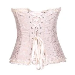 Corset Women's Corsets Trachtenmieder Christmas Halloween Wedding Party Birthday Party Plus Size Black White Wine Country Bavarian Overbust Corset Hook & Eye Lace Up Tummy Control Push Up Jacquard -Deals The Sexy Bra Store haapcg1634557019127
