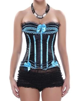 Women's Dark Blue Corsets Dark Purple Corsets Shapewear Stripe Corsets Party Wedding Party Date Spandex Breathable Bandeau Sleeveless Backless Summer Spring White Pink -Deals The Sexy Bra Store hcfgxu1697170336095