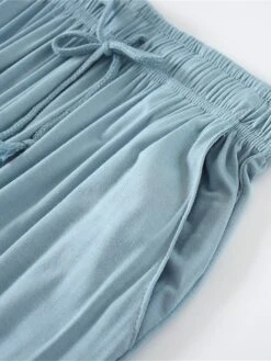 Women's Pajamas Sets Pure Color Casual Comfort Soft Home Daily Vacation Modal Crew Neck Long Sleeve T Shirt Tee Pocket Fall Winter Light Pink Matcha Green -Deals The Sexy Bra Store hcmyzh1693467440127