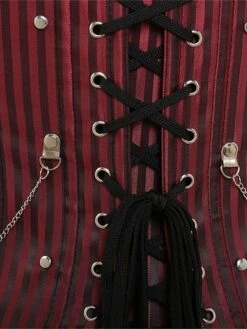 Women's Plus Size Corsets Halloween Waist Trainer Body Shaper Pure Color Sport Simple Casual Daily Going Out Polyester Breathable Sleeveless Summer Spring Black Red -Deals The Sexy Bra Store hghylx1691133297824