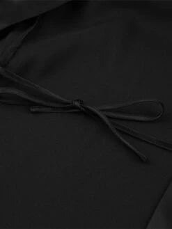 Women's Pajamas Robes Gown Bathrobes Nighty 1 PCS Pure Color Fashion Comfort Satin Home Daily Bed Satin Breathable Gift V Wire Long Sleeve Feather Spring Summer Black Purple -Deals The Sexy Bra Store hnrcuv1646302413490