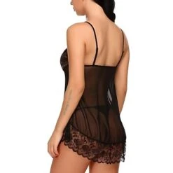 Women's Babydoll & Slips Suits Chemises & Negligees Jacquard Solid Colored Spandex Strap Mesh Lace Spring Summer Green White / Hook & Eye / Erotic -Deals The Sexy Bra Store hnsymy1639472312802