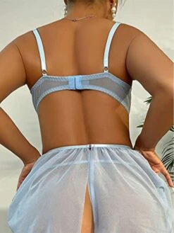 Women'S Sexy Halter Lace Sleepwear Seduces Small Chest Steel Brackets To Pull Up Nightdress -Deals The Sexy Bra Store hppuwt1694164481614