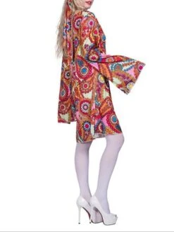 Women's Loungewear Nightgown Nightshirt Dress Geometic Flower Fashion Comfort Sweet Home Halloween Daily Spandex Breathable V Wire Long Sleeve Fall Winter Yellow Pink -Deals The Sexy Bra Store hravun1690875146245