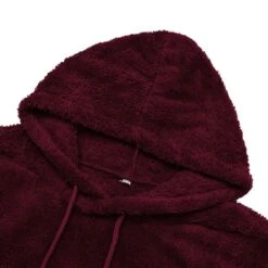 Women's Plus Size Loungewear Top Pure Color Warm Simple Plush Home Daily Vacation Fleece Hoodie Long Sleeve Fall Winter Black White 18 Women's Plus Size Loungewear Top Pure Color Warm Simple Plush Home Daily Vacation Fleece Hoodie Long Sleeve Fall Winter Black White -Deals The Sexy Bra Store hvhdjm1667817911148