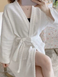 Women's Pajamas Bathrobe Robes Gown Pure Color Simple Casual Comfort Home Daily Bed Polyester Breathable V Wire Long Sleeve Pocket Belt Included Fall Winter Pink Women's Long Sleeves~~ Light Blue 19 Women's Pajamas Bathrobe Robes Gown Pure Color Simple Casual Comfort Home Daily Bed Polyester Breathable V Wire Long Sleeve Pocket Belt Included Fall Winter Pink Women's Long Sleeves~~ Light Blue -Deals The Sexy Bra Store hxjkoi1693467411420