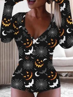 Women's Shapewear Waist Trainer Body Shaper Pumpkin Ghost Sport Simple Casual Daily Going Out Polyester Breathable V Wire Long Sleeve Shorts Summer Spring Black White 12 Women's Shapewear Waist Trainer Body Shaper Pumpkin Ghost Sport Simple Casual Daily Going Out Polyester Breathable V Wire Long Sleeve Shorts Summer Spring Black White -Deals The Sexy Bra Store hyydwt1691046353956