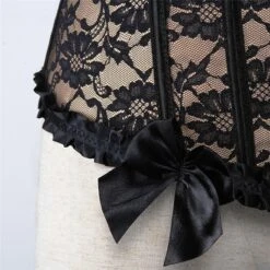 Corset Women's Plus Size Corsets Country Bavarian Overbust Corset Stylish Tummy Control Push Up Lace Solid Colored Solid Color Hook & Eye Lace Up Nylon POLY Christmas Halloween Wedding Party Birthday -Deals The Sexy Bra Store ibhllw1556417830902