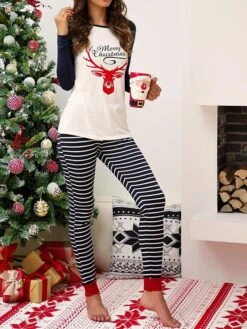 Women's Loungewear Sets Letter Elk Fashion Comfort Soft Xmas Home Christmas Daily Polyester Breathable Crew Neck Long Sleeve Pullover Pant Fall Winter Black Red 32 Women's Loungewear Sets Letter Elk Fashion Comfort Soft Xmas Home Christmas Daily Polyester Breathable Crew Neck Long Sleeve Pullover Pant Fall Winter Black Red -Deals The Sexy Bra Store icbvyv1695281897127