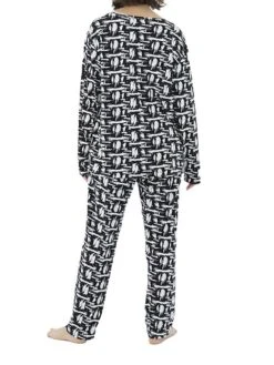 Women's Plus Size Loungewear Sets Stripe Flower Warm Fashion Casual Home Street Daily Polyester Warm Breathable Crew Neck Long Sleeve T Shirt Tee Pant Fall Winter Black Strips Black Daisy -Deals The Sexy Bra Store igakjk1693986221998