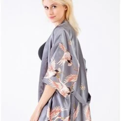 Women's Gift Robes Gown Pajamas Bathrobes Home Party Wedding Party Spa Print Crane Animal Silk Simple Soft Kimono Robes Sweet Fall Spring Summer V Wire Long Sleeve Tie Closure Belt Included 33 Women's Gift Robes Gown Pajamas Bathrobes Home Party Wedding Party Spa Print Crane Animal Silk Simple Soft Kimono Robes Sweet Fall Spring Summer V Wire Long Sleeve Tie Closure Belt Included -Deals The Sexy Bra Store igsgap1630034112698
