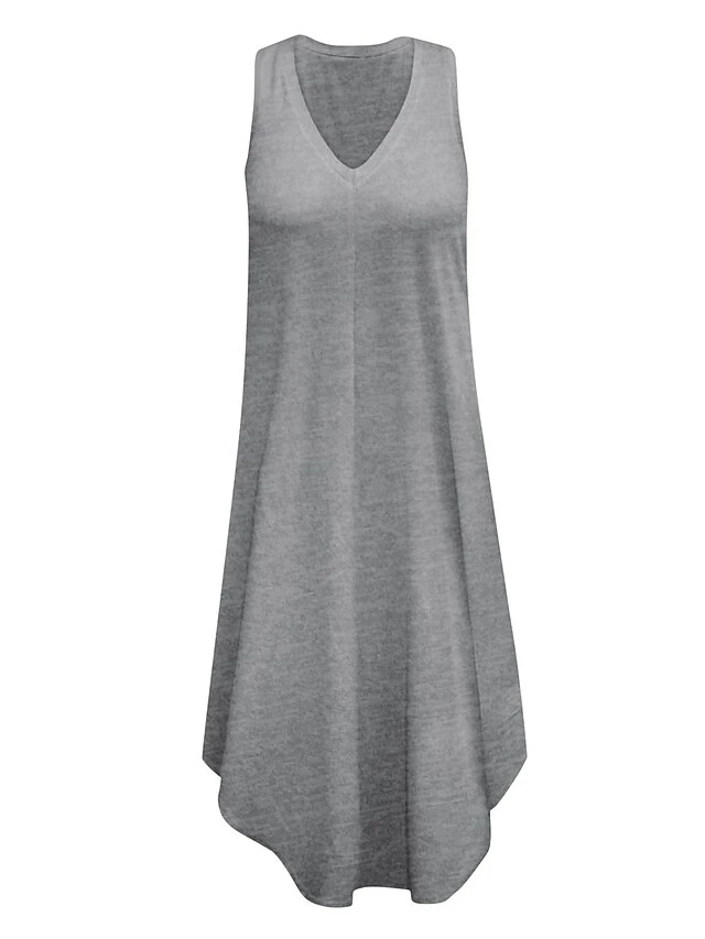 Women's Pajamas Nightgown Nightshirt Dress Pure Color Basic Casual Comfort Home Daily Bed Rayon Breathable V Wire Sleeveless Spring Summer Black Light Green 6 Women's Pajamas Nightgown Nightshirt Dress Pure Color Basic Casual Comfort Home Daily Bed Rayon Breathable V Wire Sleeveless Spring Summer Black Light Green - Image 6