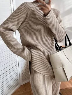 Women's Lounge Sets Sweater Sets Pure Color Fashion Casual Comfort Home Street Daily Polyester Breathable Crew Neck Long Sleeve Sweater Pant Fall Winter Black Blue 32 Women's Lounge Sets Sweater Sets Pure Color Fashion Casual Comfort Home Street Daily Polyester Breathable Crew Neck Long Sleeve Sweater Pant Fall Winter Black Blue -Deals The Sexy Bra Store iieexb1691566068508