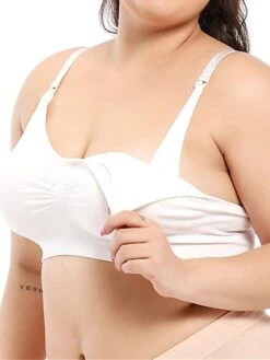 Women's Plus Size Nursing Bra Solid Home Bed Nylon Breathable Straps Sleeveless Backless Summer Spring Bean Paste Purple Black 23 Women's Plus Size Nursing Bra Solid Home Bed Nylon Breathable Straps Sleeveless Backless Summer Spring Bean Paste Purple Black -Deals The Sexy Bra Store iighpn1696231961608