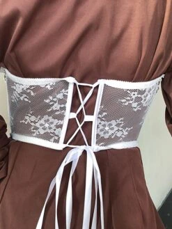 Corset Women's Corset Tops Sexy Underbust Corset Retro Embroidery Lace Lace Flower Buckle Lace Up Polyester Prom Birthday Party Party & Evening Spring & Summer Fall & Winter All Seasons White Black 38 Corset Women's Corset Tops Sexy Underbust Corset Retro Embroidery Lace Lace Flower Buckle Lace Up Polyester Prom Birthday Party Party & Evening Spring & Summer Fall & Winter All Seasons White Black -Deals The Sexy Bra Store ilvwul1637158126316