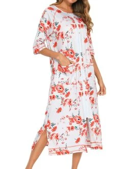 Women's Pajamas Robes Gown Bathrobes Pjs Leopard Flower Simple Comfort Home Daily Cotton Crew Neck Half Sleeve Pocket Winter Fall Blue Pink 24 Women's Pajamas Robes Gown Bathrobes Pjs Leopard Flower Simple Comfort Home Daily Cotton Crew Neck Half Sleeve Pocket Winter Fall Blue Pink -Deals The Sexy Bra Store imavcy1661336271154