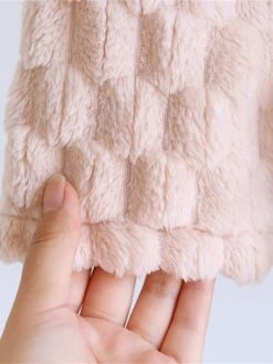 Women's Pajamas Bathrobe Animal Simple Plush Casual Home Bed Wedding Party Flannel Warm Breathable V Wire Long Sleeve Button Pocket Fall Winter Pink Purple -Deals The Sexy Bra Store inetgr1696837251245