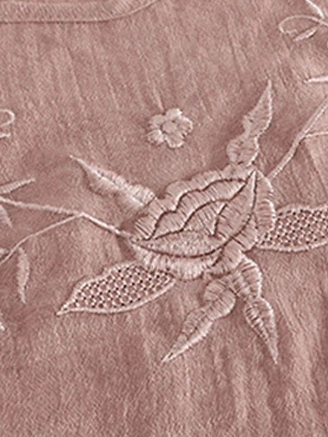 Women's 2 Piece Loungewear Sets Plus Size Pajama Pure Color Breathable Crew Neck Short Sleeve T-Shirt And Wide Leg Pants Fashion Casual Comfort Street Daily Date Summer Spring Lotus Pink Pink 4XL 6 Women's 2 Piece Loungewear Sets Plus Size Pajama Pure Color Breathable Crew Neck Short Sleeve T-Shirt And Wide Leg Pants Fashion Casual Comfort Street Daily Date Summer Spring Lotus Pink Pink 4XL - Image 6