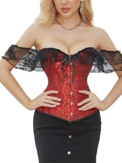 Women's Plus Size Corsets Halloween Waist Trainer Body Shaper Pure Color Sport Simple Casual Daily Going Out Polyester Breathable Short Sleeve Summer Spring Black White -Deals The Sexy Bra Store iorrry1691133296771