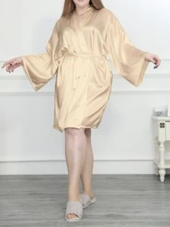 Women's Plus Size Pajamas Bathrobe Pure Color Simple Casual Comfort Home Bed Wedding Party Polyester Breathable V Wire Long Sleeve Summer Fall Claret Black 39 Women's Plus Size Pajamas Bathrobe Pure Color Simple Casual Comfort Home Bed Wedding Party Polyester Breathable V Wire Long Sleeve Summer Fall Claret Black -Deals The Sexy Bra Store iqhgxi1693986230856