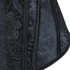 Corset Women's Corsets Halloween Wedding Party Party & Evening Plus Size Black White Purple Breathable Overbust Corset Zipper Lace Up Backless Tummy Control Push Up Flower All Seasons -Deals The Sexy Bra Store itrfqe1656413160132