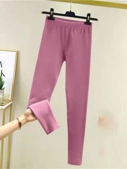 Women's Loungewear Pants Lounge Pants Pure Color Simple Casual Soft Street Daily Vacation Polyester Breathable Long Pant Elastic Waist Summer Spring Black Pink