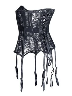 Corset Women's Corsets Corset Tops Party & Evening Valentine's Day Club Black Sexy Breathable Underbust Corset Hook & Eye Lace Up Lace Backless Tummy Control Lace Flower All Seasons 13 Corset Women's Corsets Corset Tops Party & Evening Valentine's Day Club Black Sexy Breathable Underbust Corset Hook & Eye Lace Up Lace Backless Tummy Control Lace Flower All Seasons -Deals The Sexy Bra Store ixtslk1656412950756